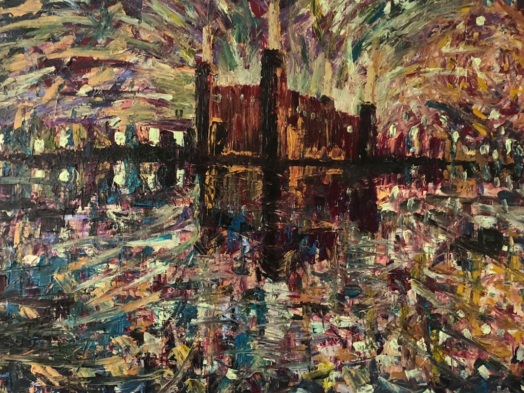 Battersea Power Station Acrylic Painting 122x96cm